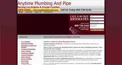 Desktop Screenshot of anytimeplumbingandpipe.com